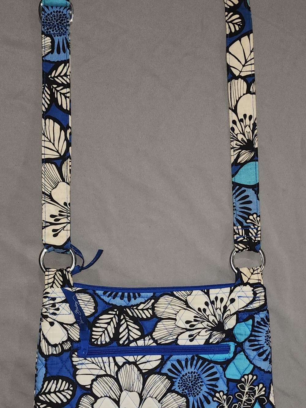 Blue And White Vera Bradley Crossbody Purse